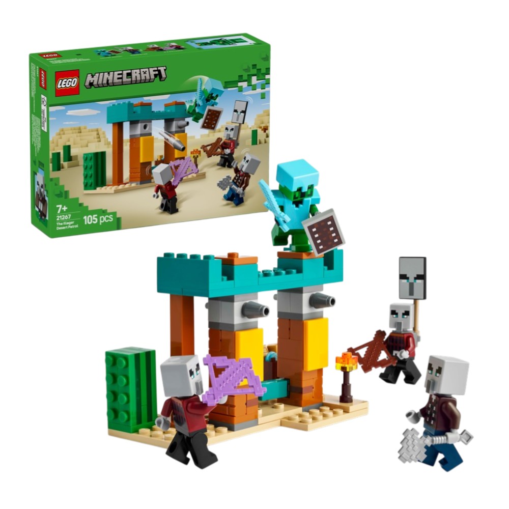 lego-minecraft-the-illager-desert-patrol-105-pcs