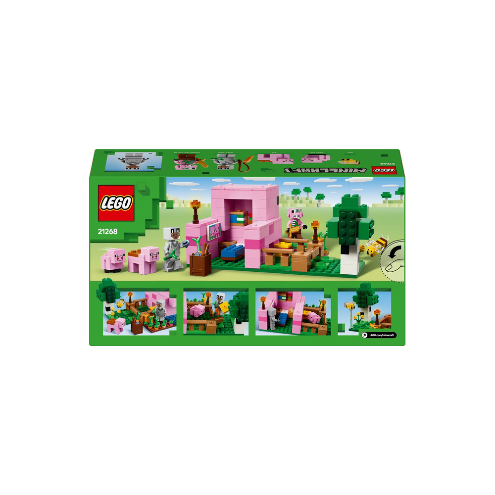 lego-minecraft-the-baby-pig-house-238-pieces