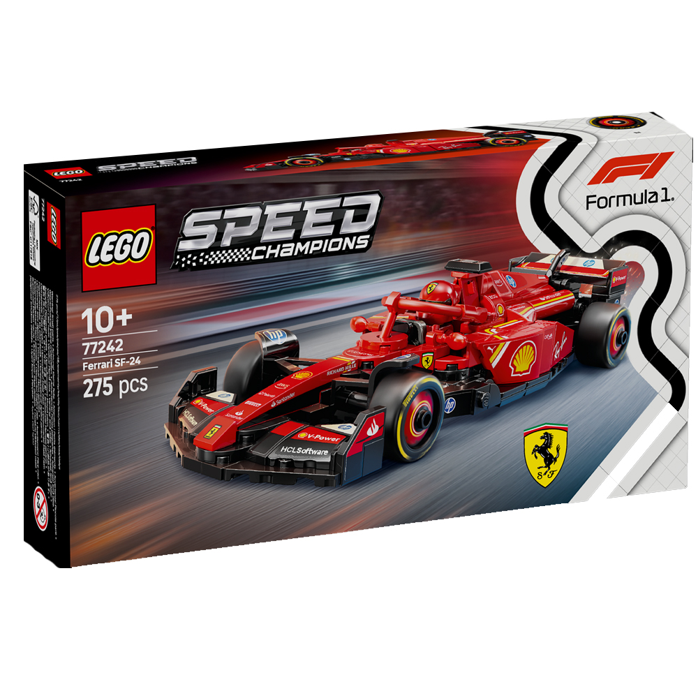 lego-speed-ferrari-sf-24-f1-race-car-275-pieces