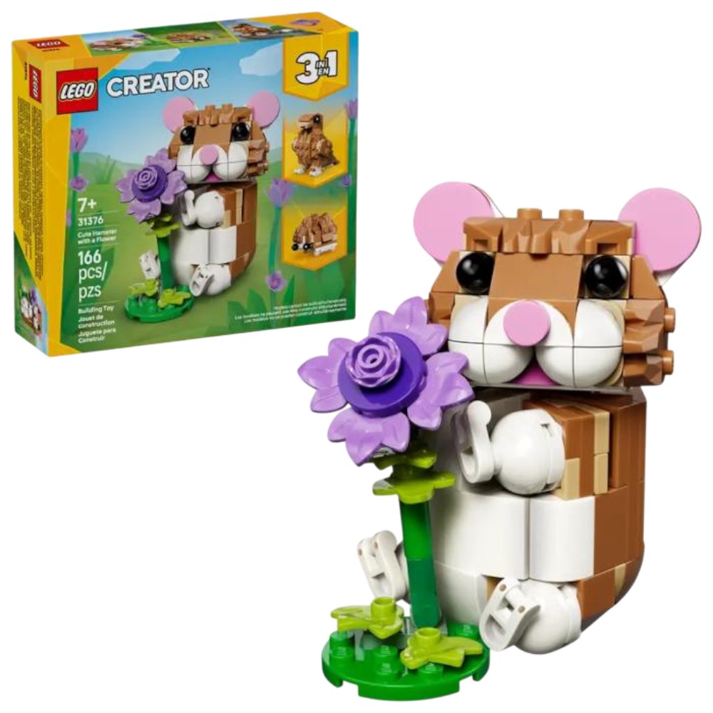 lego-creator-cute-hamster-with-a-flower-166pcs