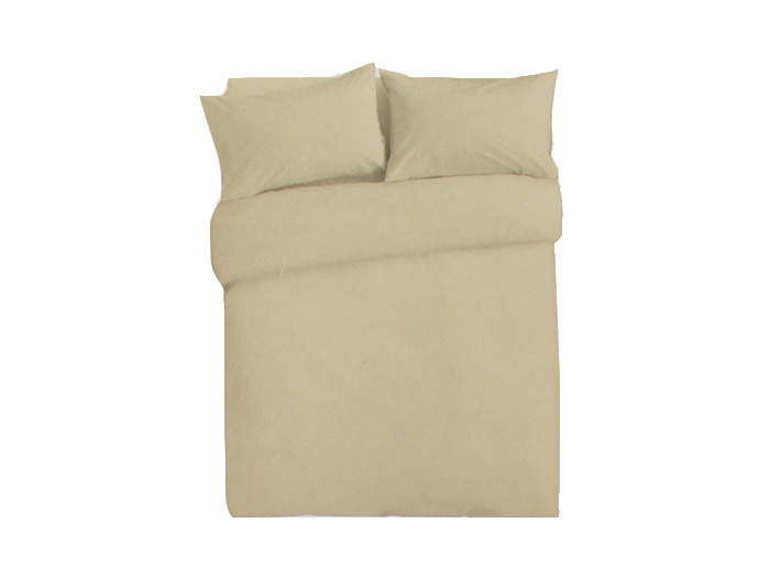 summer-plain-cotton-bed-sheets-set-for-mini-double-bed-beige