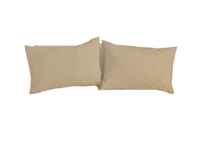 summer-plain-cotton-pillowcase-set-of-2-pieces-taupe