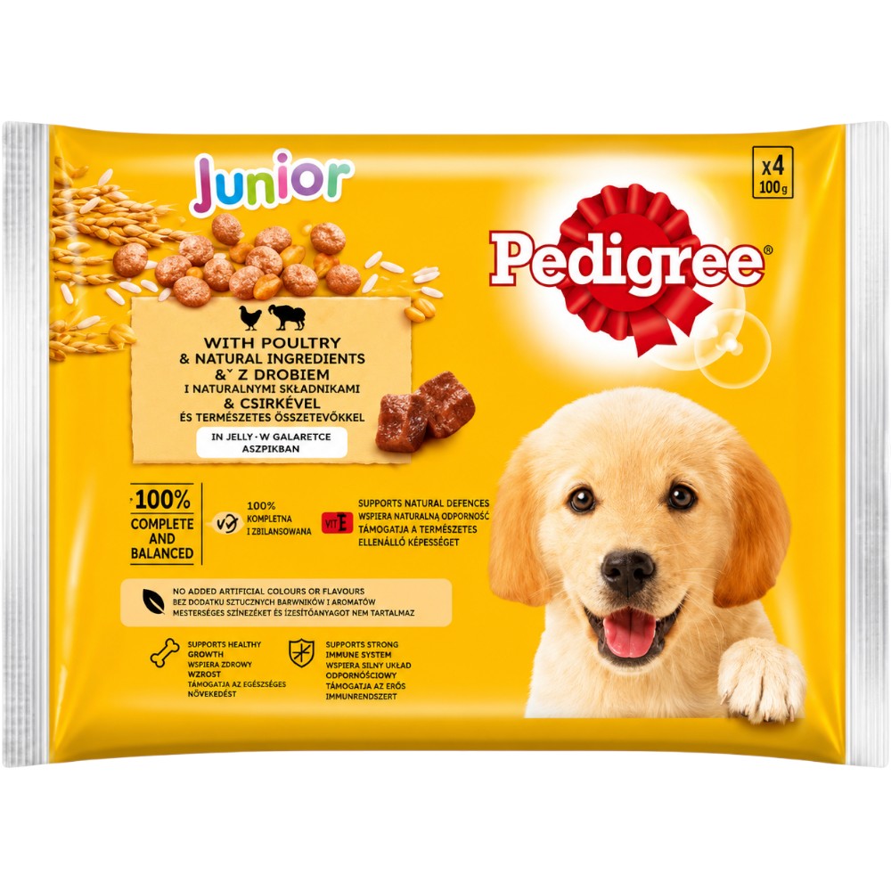 pedigree-junior-wet-dog-food-beef-chicken-in-jelly-4-x-100g