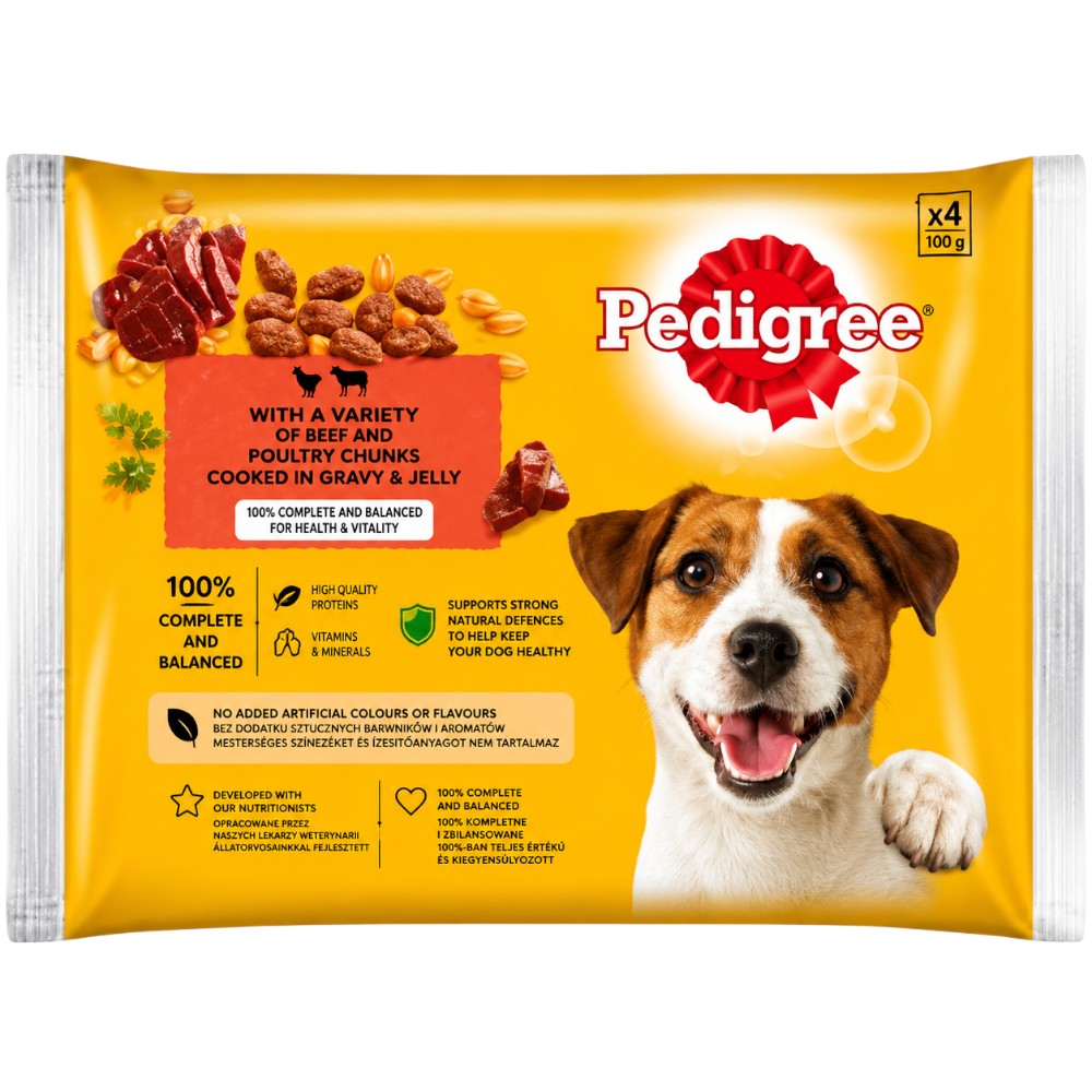 pedigree-adult-wet-dog-food-chicken-lamb-in-jelly-4-x-100g