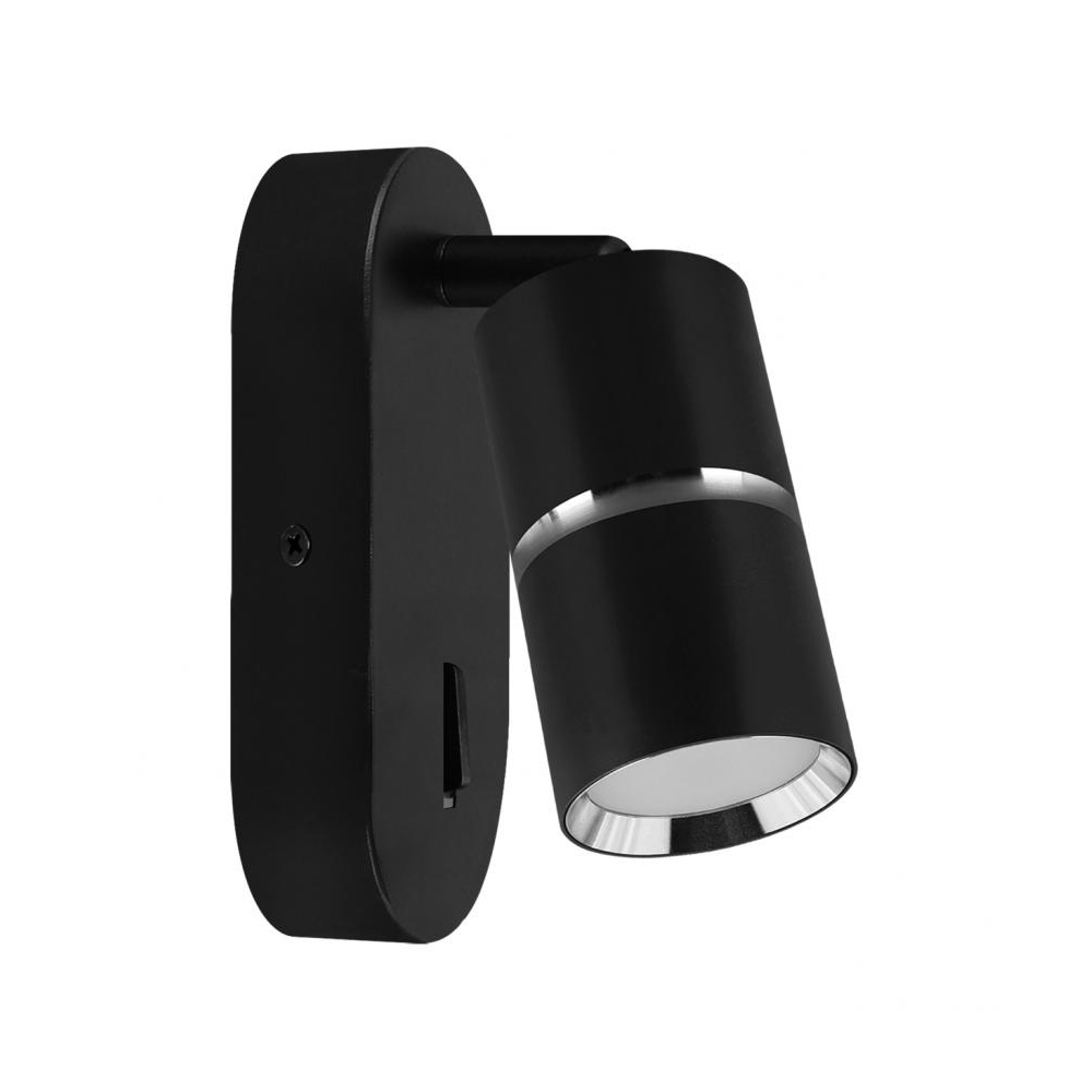dior-wall-ceiling-light-gu10-black-chrome