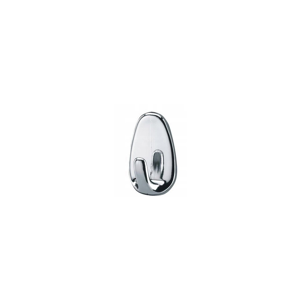 bisk-chromed-plastic-towel-hook-pack-of-2-pieces