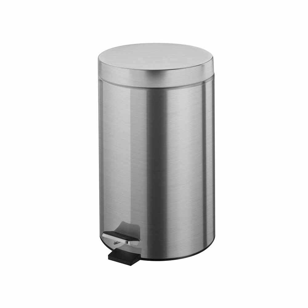 bisk-niagara-waste-pedal-bin-satin-nickel-3l