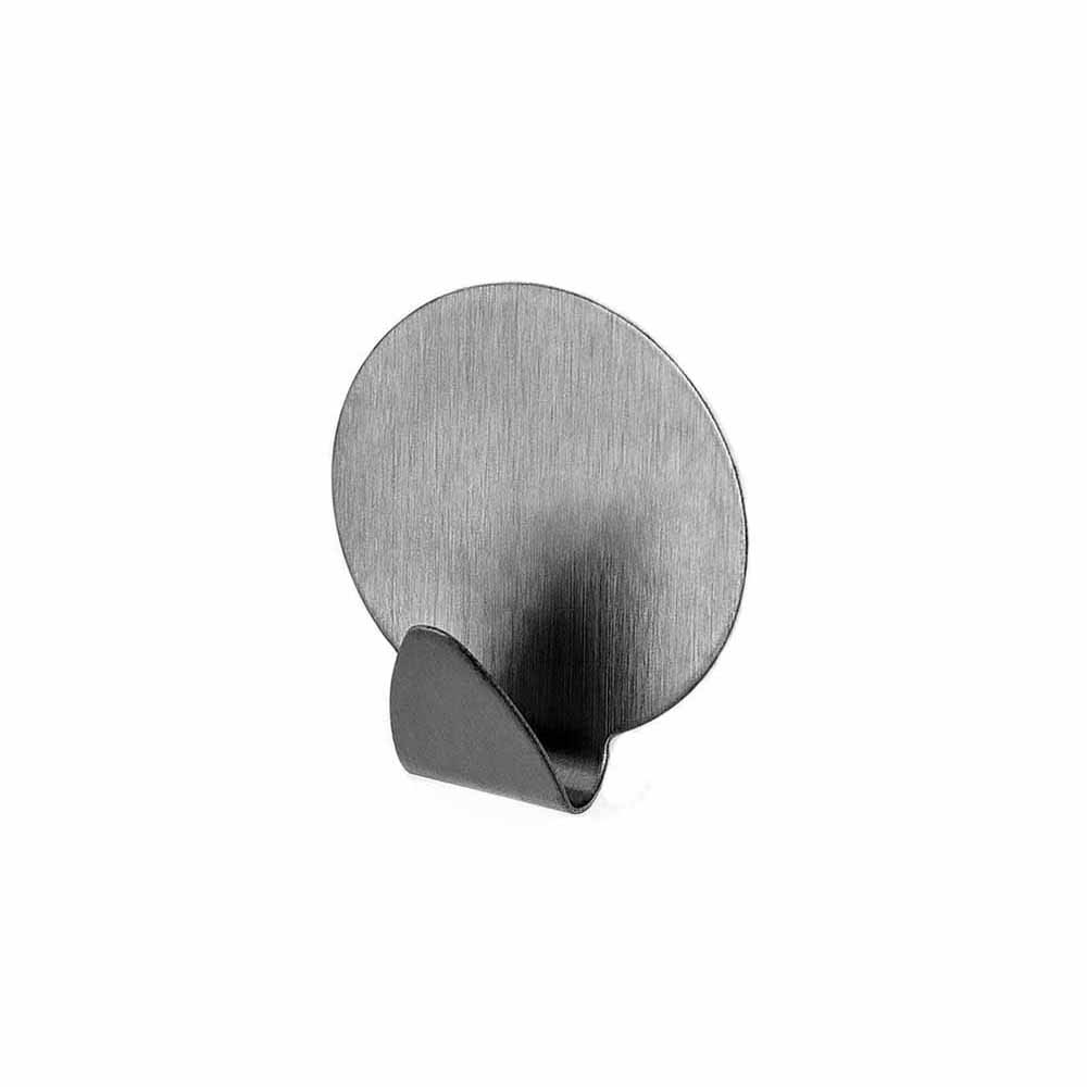 bisk-trendy-round-stainless-steel-towel-hook-pack-of-2-pieces