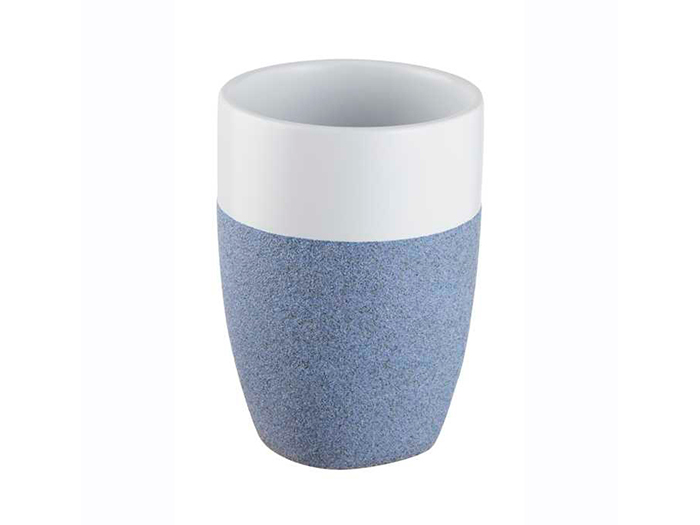 stone-porous-ceramics-bathroom-tumbler-in-white-and-blue-6-5cm-x-10cm