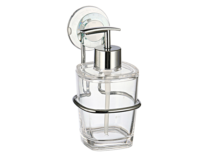 geco-liquid-soap-dispenser-wall-mounted-with-suckers-transparent-green