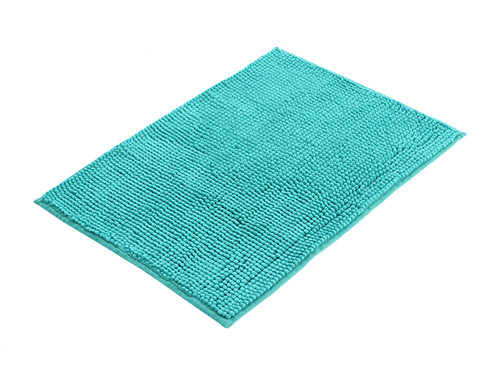 chenille-microfibre-bathroom-carpet-in-turquoise-60-x-40-cm