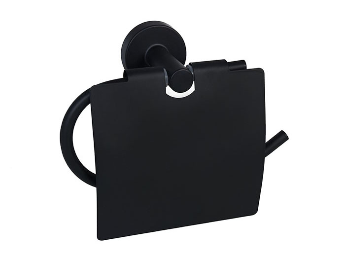 bisk-for-you-wall-hung-toilet-paper-holder-black-60cm