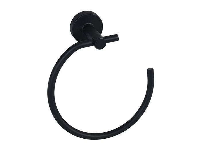 bisk-for-you-wall-hung-towel-ring-black-60cm