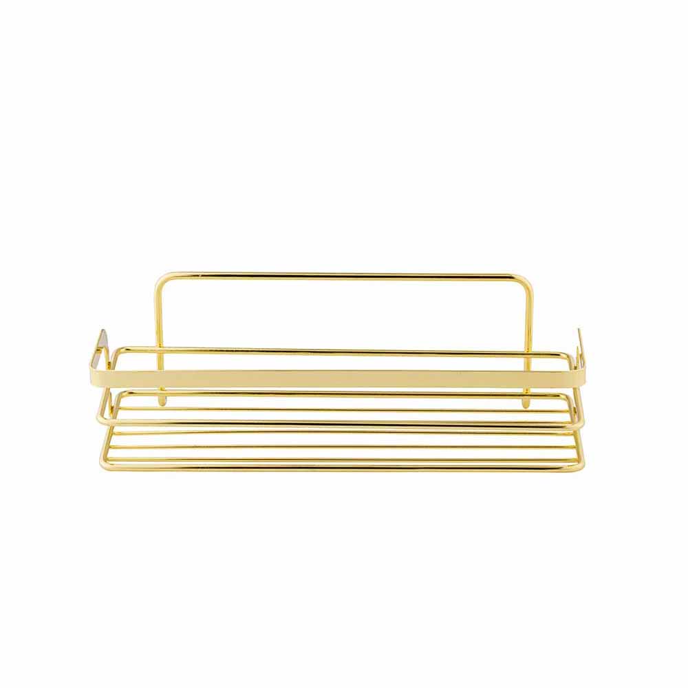 bisk-niagara-wall-mounted-shower-caddy-rack-gold