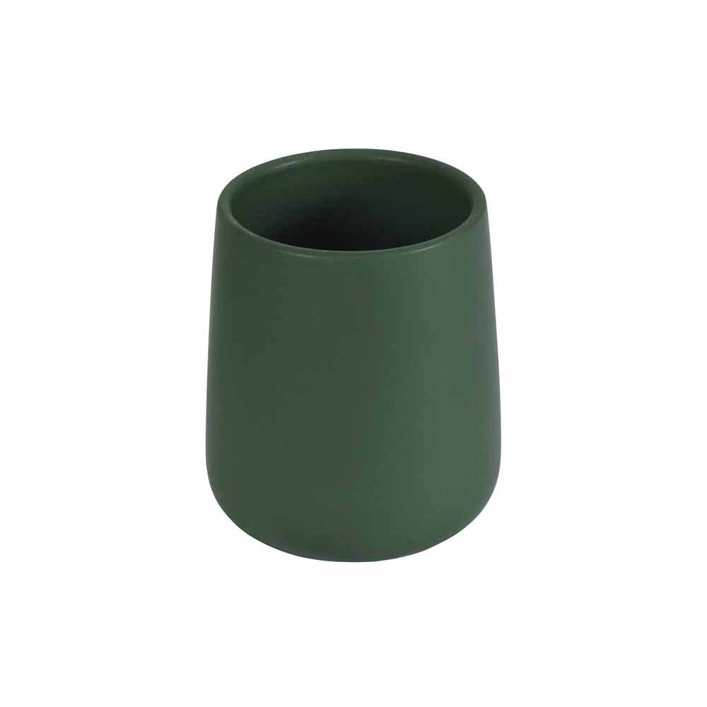 bisk-nero-bathroom-tumbler-green