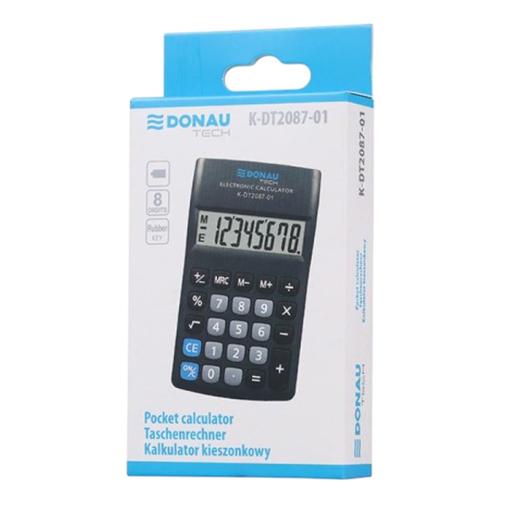 donau-pocket-calculator-8-digits-display-black-8-cm-x-11cm
