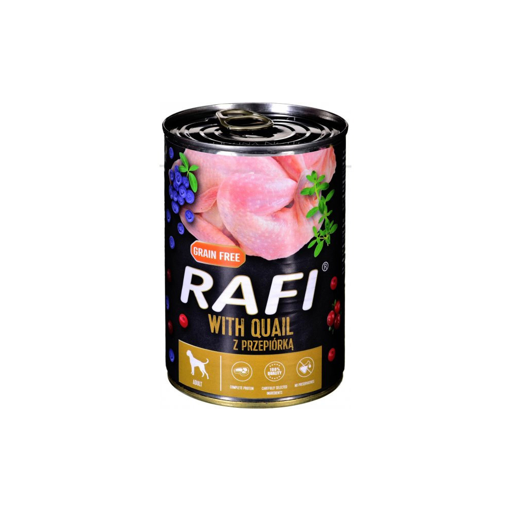 rafi-pate-with-quail-blueberry-cranberry-complete-wet-dog-food-400g