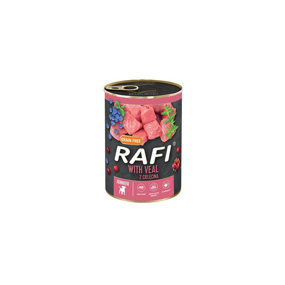 rafi-junior-pate-with-veal-blueberry-cranberry-wet-dog-food-for-puppies-400g
