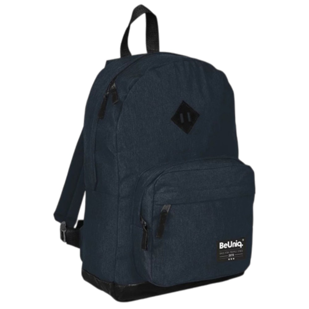beuniq-basic-backpack-1-compartment-navy-blue