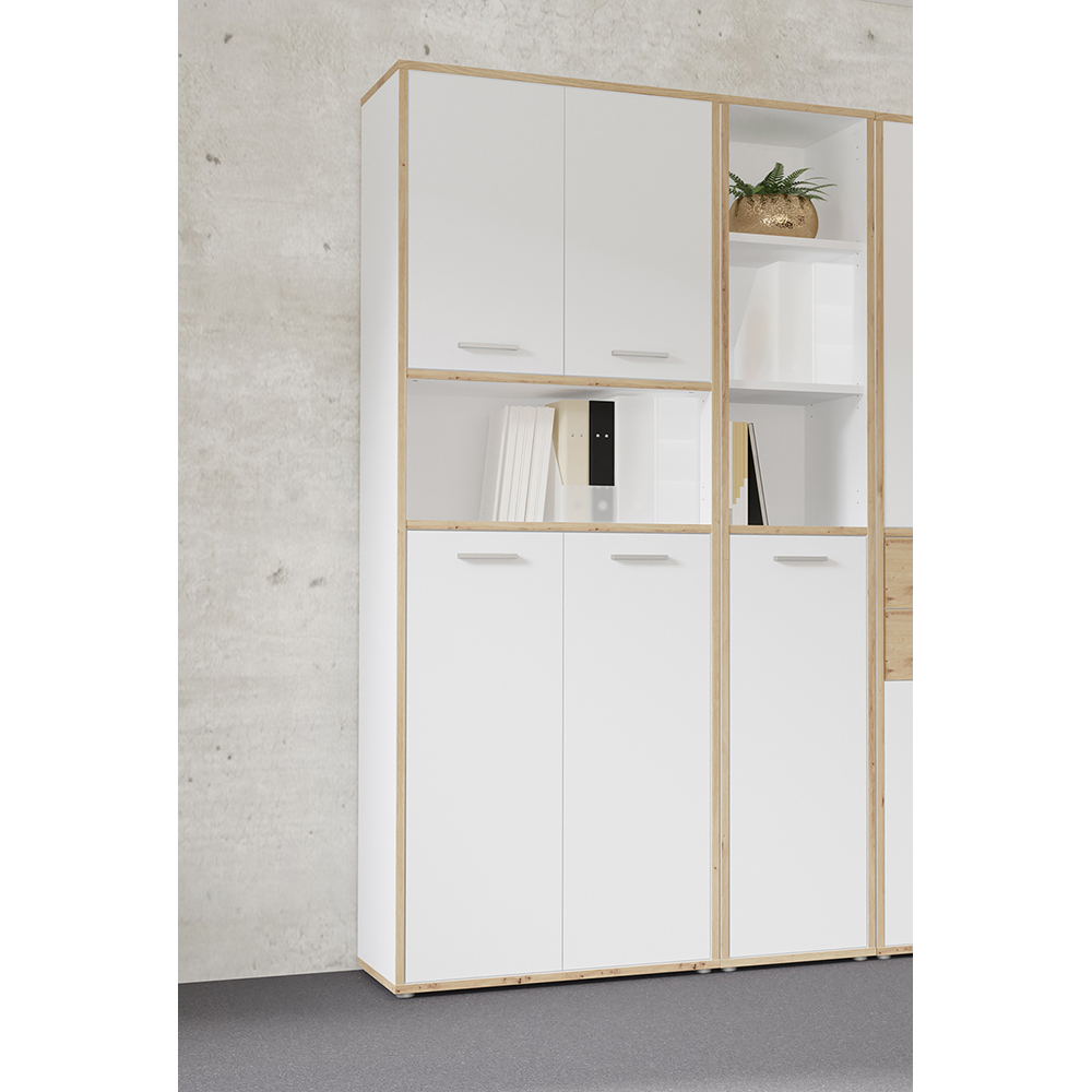 keflavik-filing-cabinet-with-4-doors-1-open-shelf-artisan-oak-white