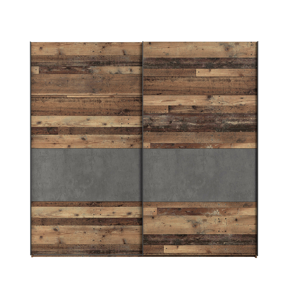 clif-2-doors-sliding-wardrobe-concrete-vintage-wood-220cm