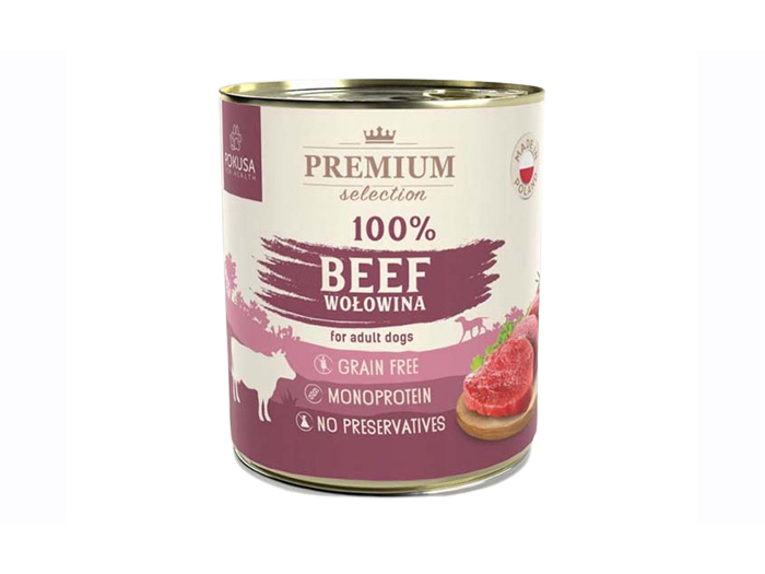 pokusa-karma-premium-selection-dog-wet-food-with-beef-850g