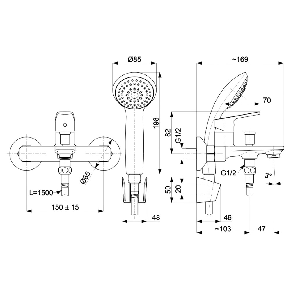 luna-bath-mixer-new-wall-mounted-with-point-fixed-shower-set-chrome