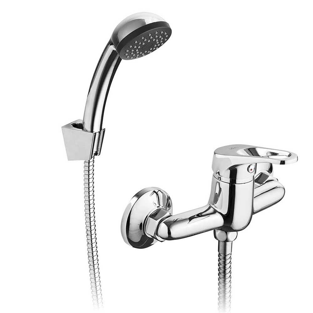 armatura-azuryt-wall-mounted-shower-mixer-set-chrome