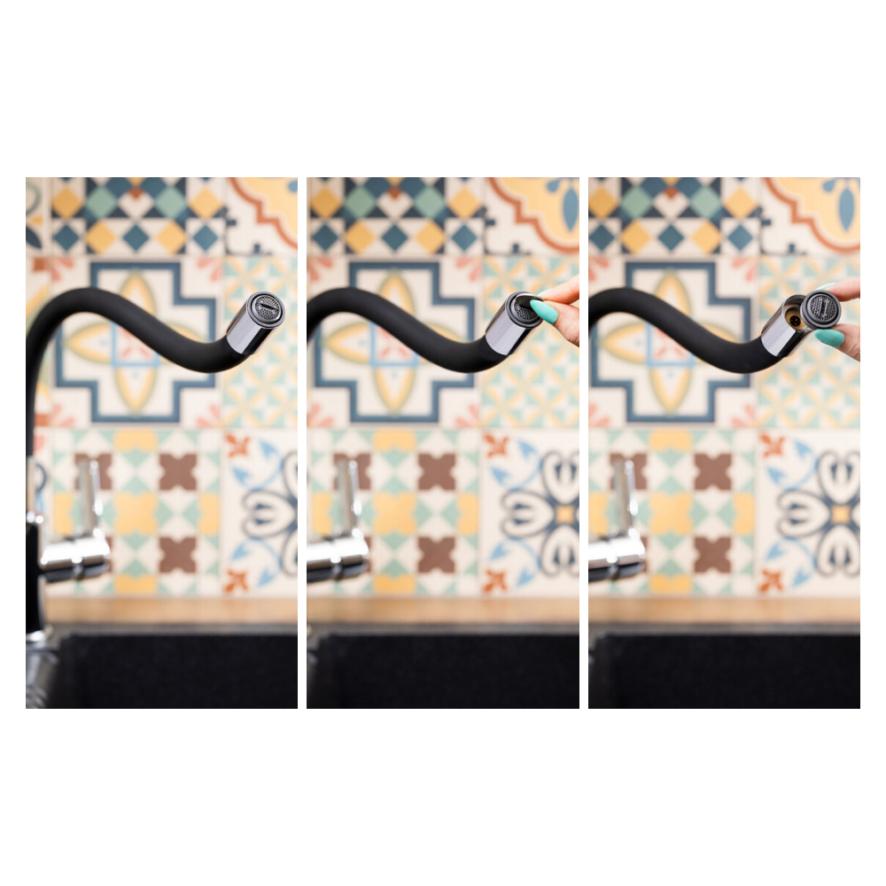 armatura-rumba-standing-kitchen-mixer-with-a-black-spout-chrome