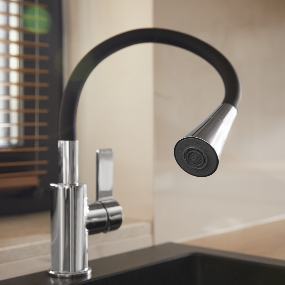 armatura-rumba-duo-standing-kitchen-mixer-with-a-flexible-spout-chrome