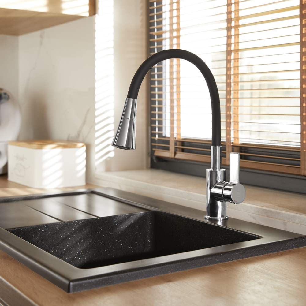 armatura-rumba-duo-standing-kitchen-mixer-with-a-flexible-spout-chrome