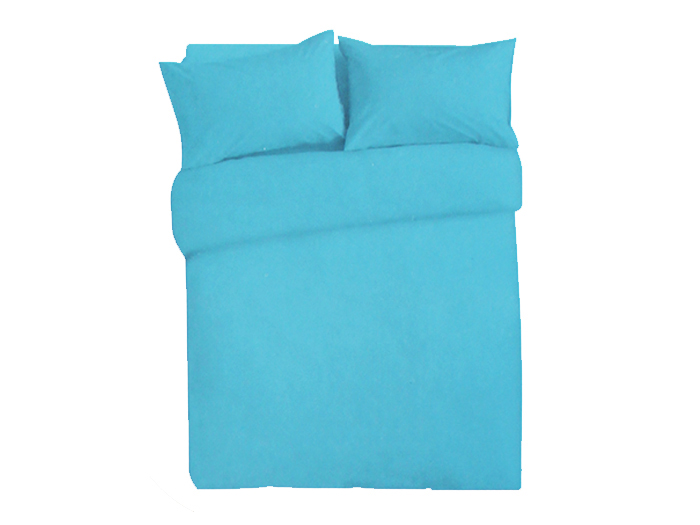 summer-plain-cotton-bed-sheets-set-for-double-bed-blue