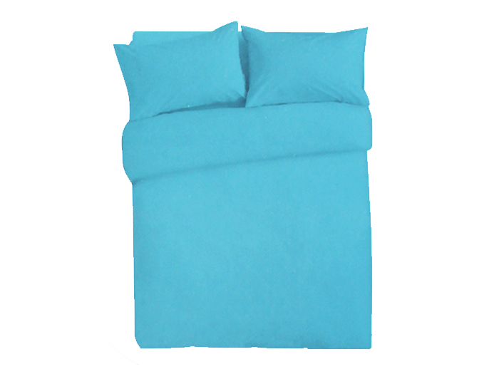 summer-plain-cotton-bed-sheets-set-for-queen-bed-blue