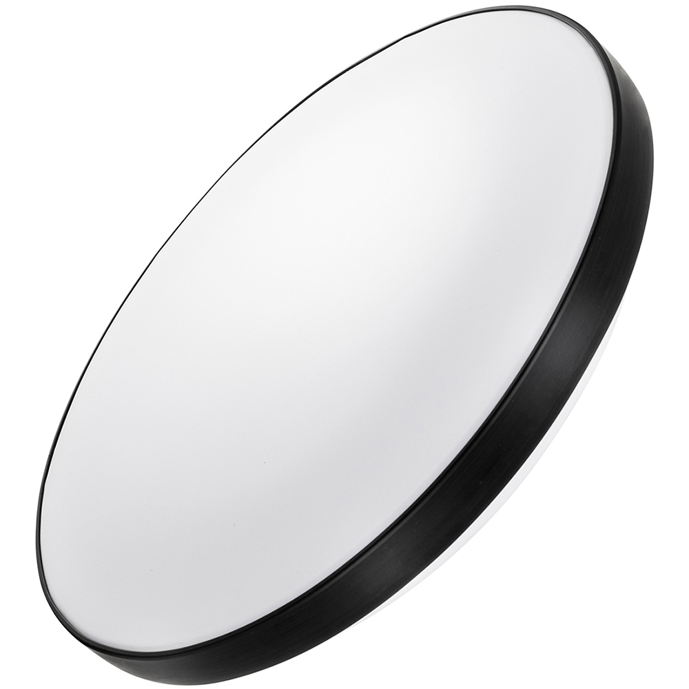 avide-amelia-oyster-ceiling-lamp-black-18w-4000k