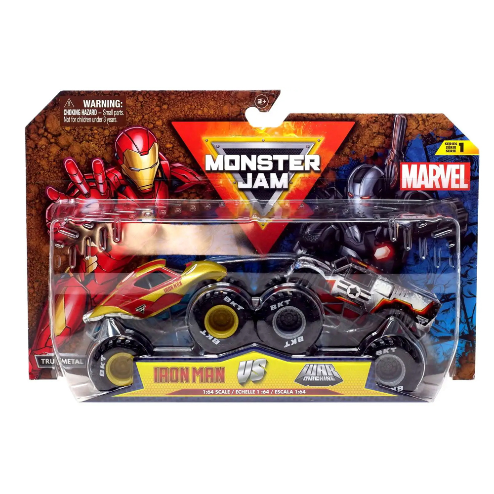 monster-jam-marvel-iron-man-vs-war-machine-diecast-car-2-pack