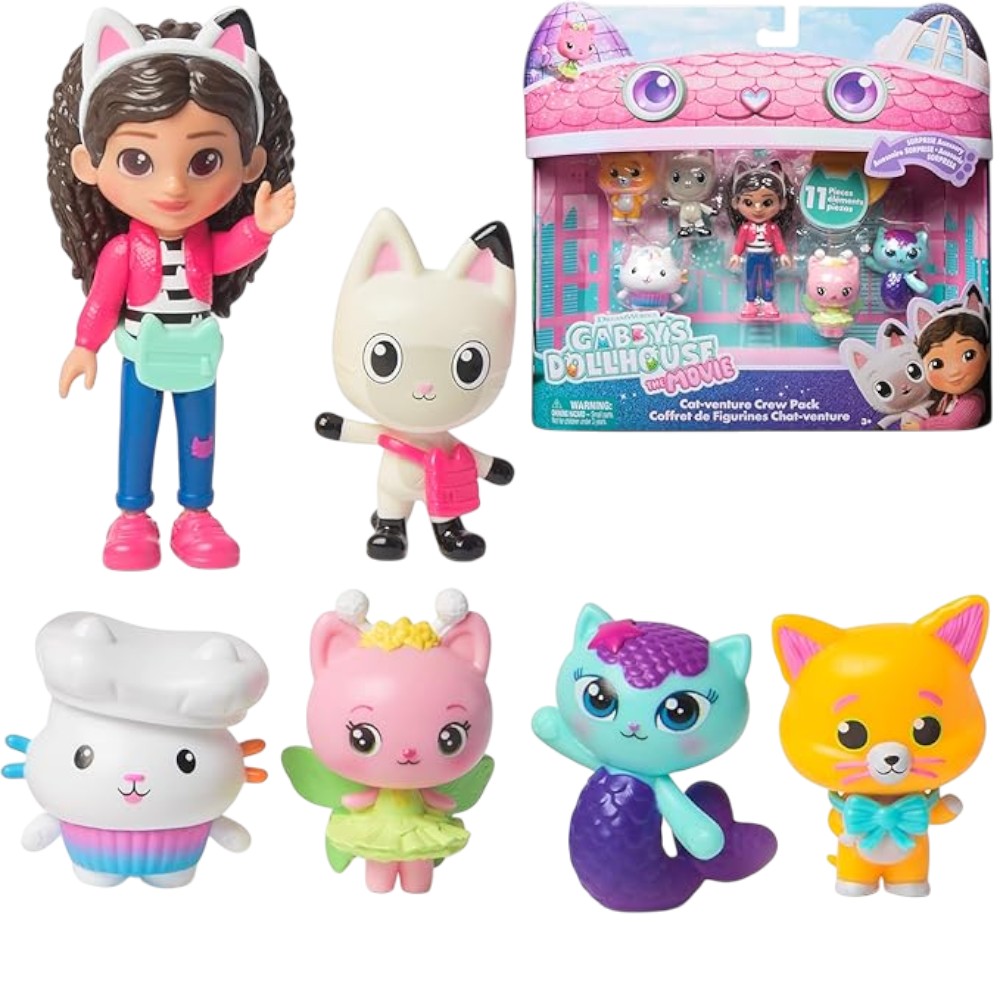 gabby-s-dollhouse-the-movie-cat-venture-crew-pack-figures-accessories-set-11pk