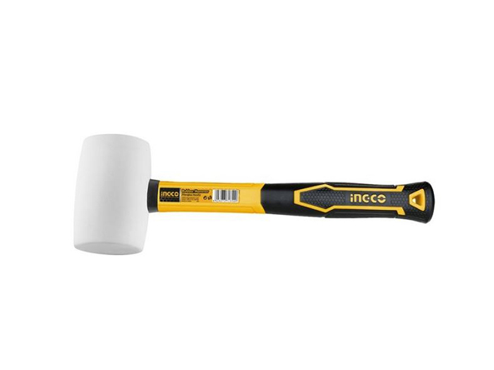 ingco-rubber-mallet-white