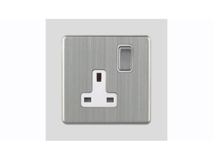 taili-brushed-steel-13a-1-gang-dp-socket-s-ch