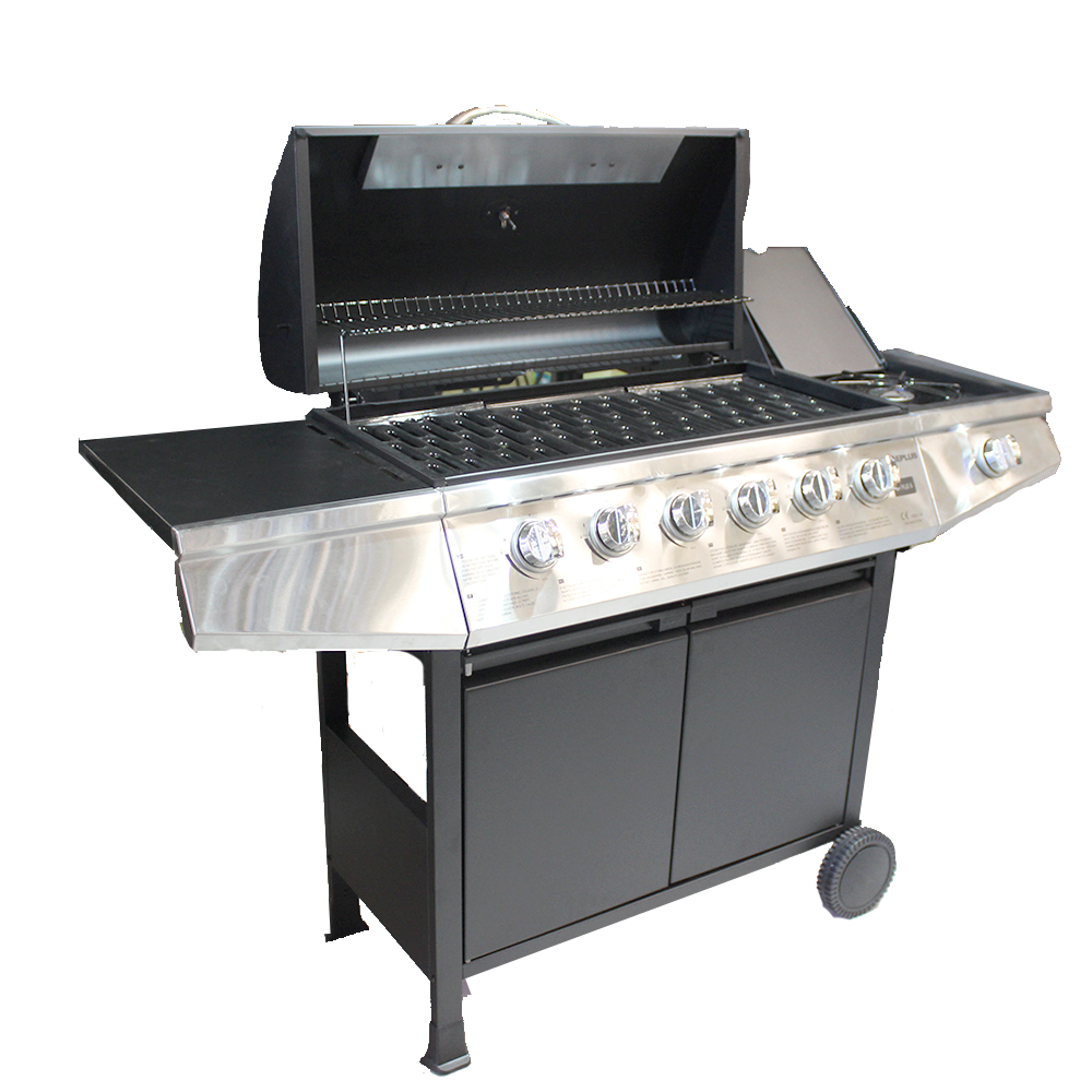 fireplus-magna-style-6-gas-bbq-with-6-burners-grill-side-burner-black