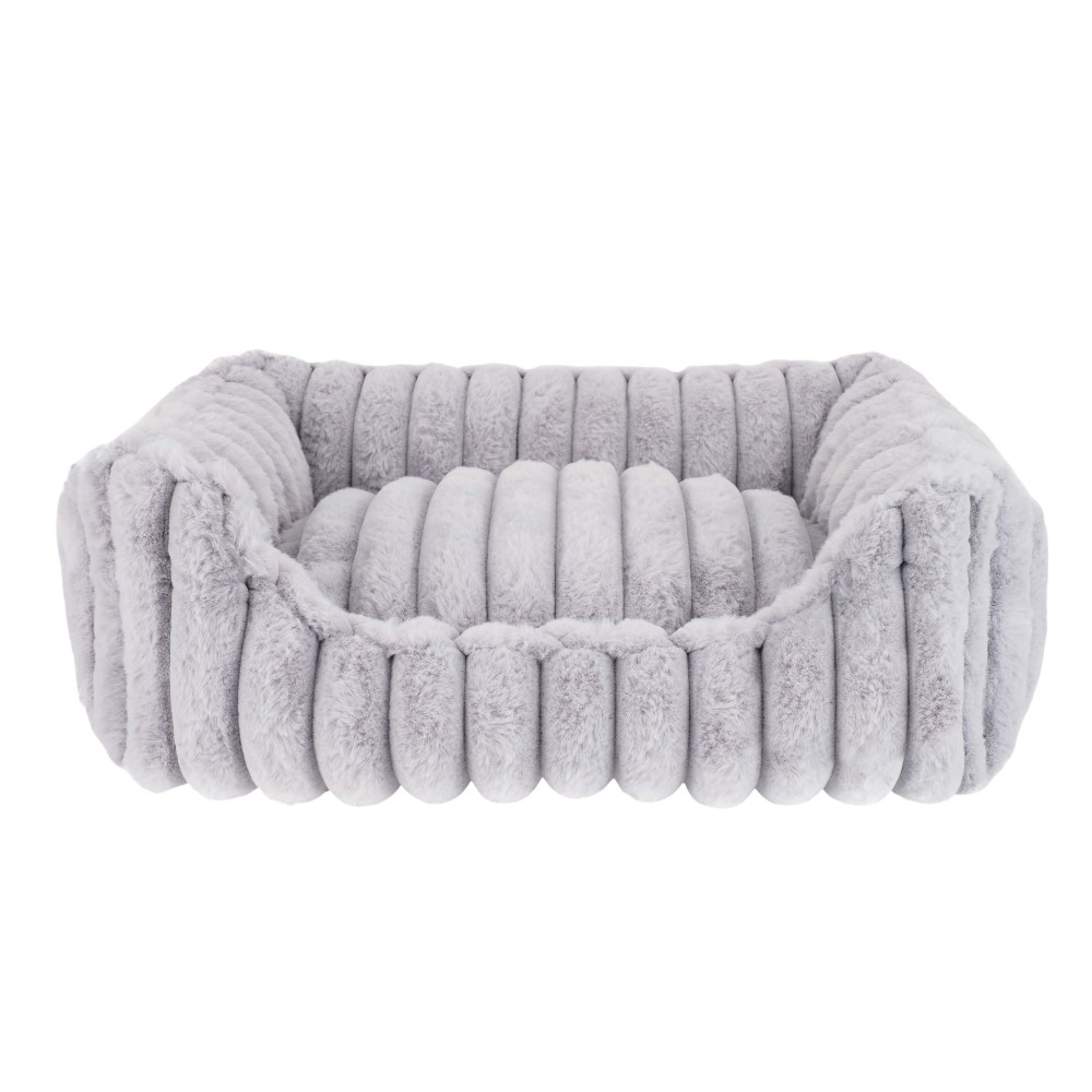 dog-bed-pets-plush-cuddle-grey-60-cm-x-52-cm-x-18-cm