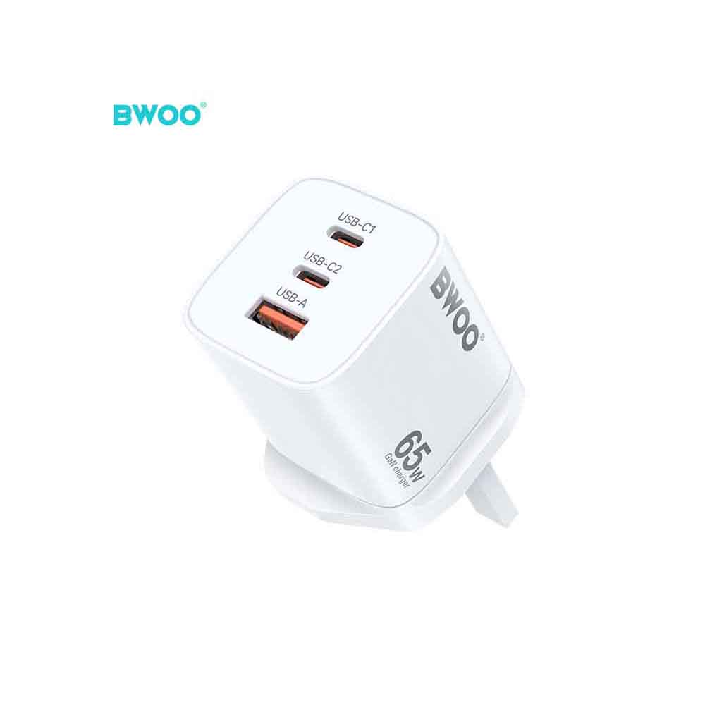 bwoo-3-in-1-65w-gan-fast-charging-mobile-phone-charger
