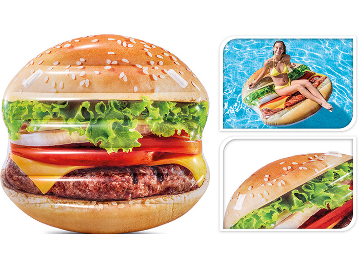 hamburger-design-pool-air-mattress-145cm