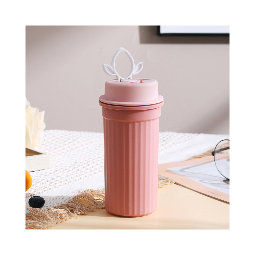 plastic-water-bottle-with-leaf-loop-350ml-4-assorted-colours