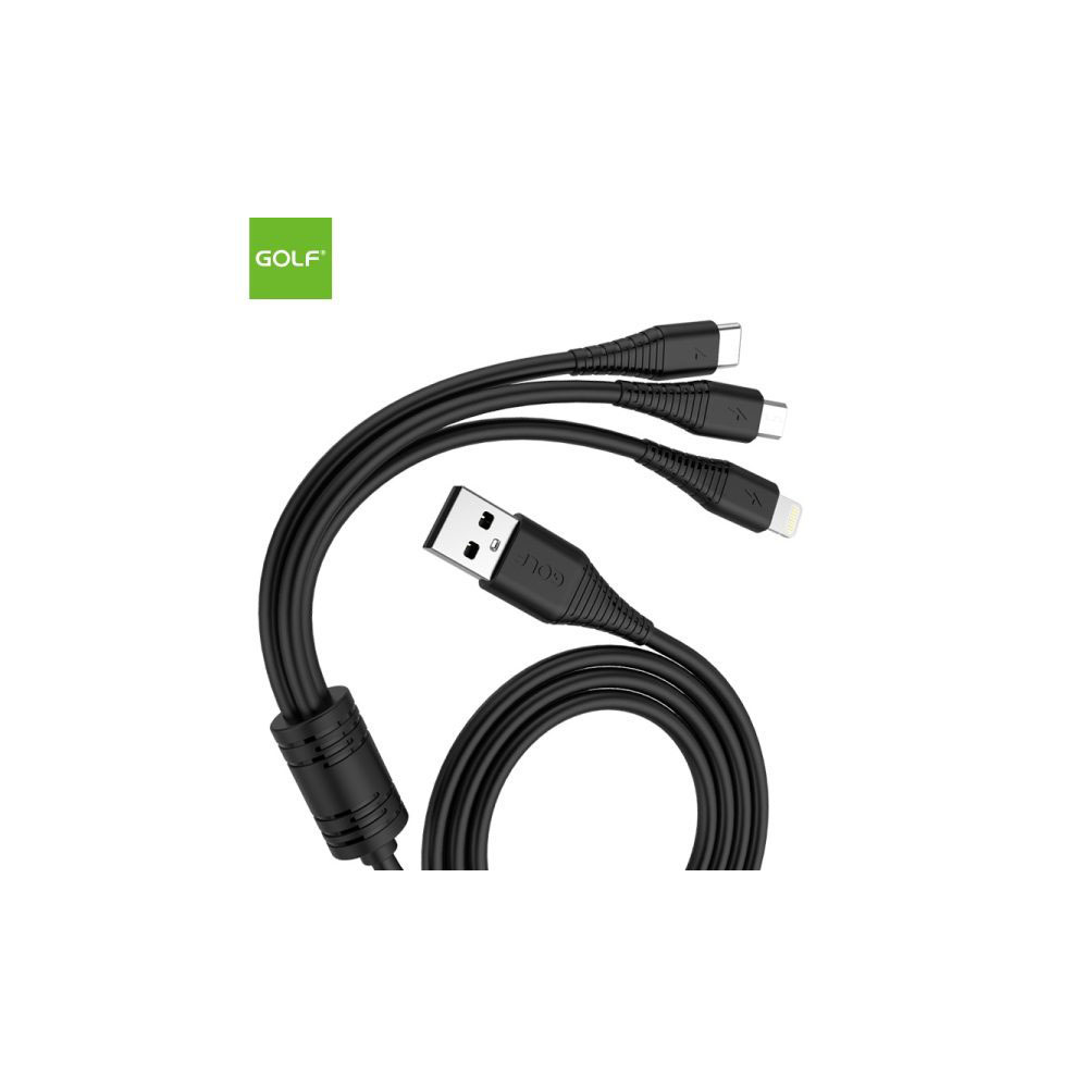golf-gc-65-flying-fish-3-in-1-charging-cable-3a-black