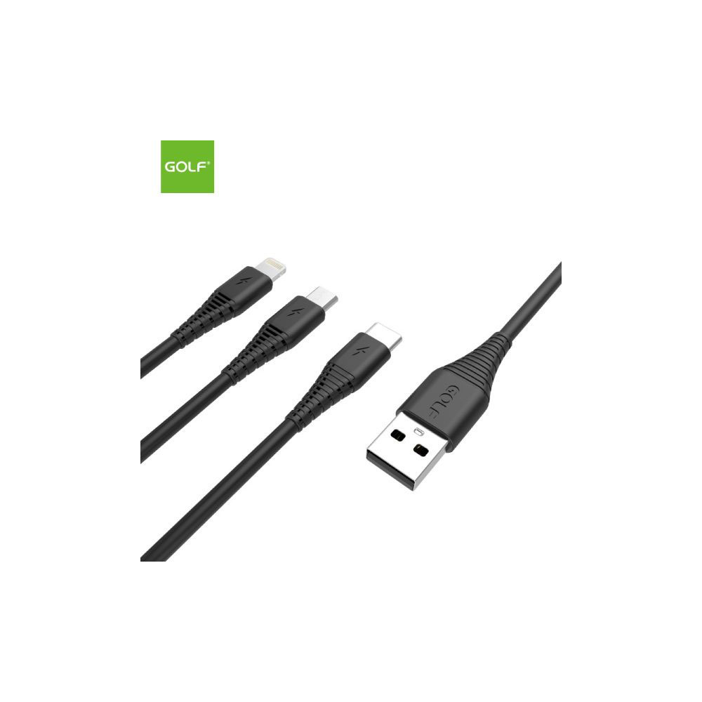 golf-gc-65-flying-fish-3-in-1-charging-cable-3a-black