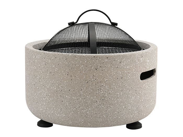 magnesia-stone-round-fire-pit-with-cooking-grid-44cm