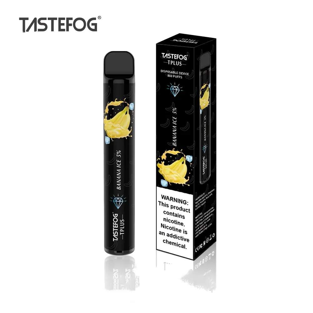 tastefog-tplus-disposable-vape-pen-800-puffs-2-percent-nicotine-banana-ice