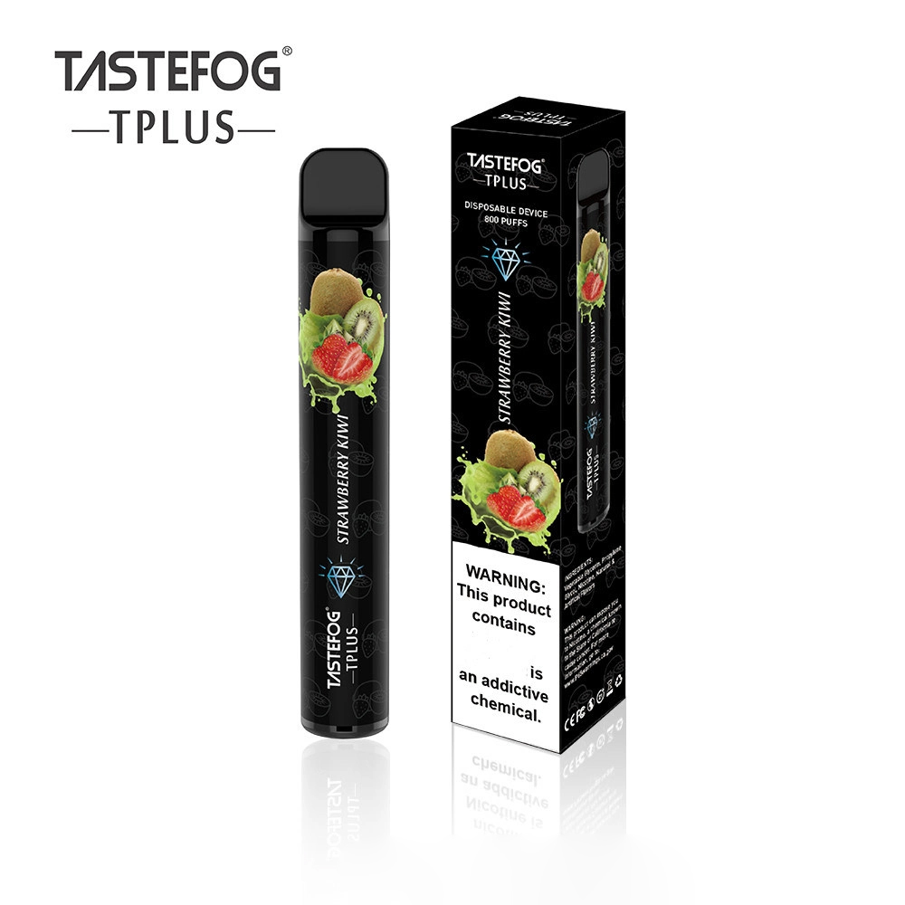tastefog-tplus-disposable-vape-pen-800-puffs-2-percent-nicotine-strawberry-kiwi