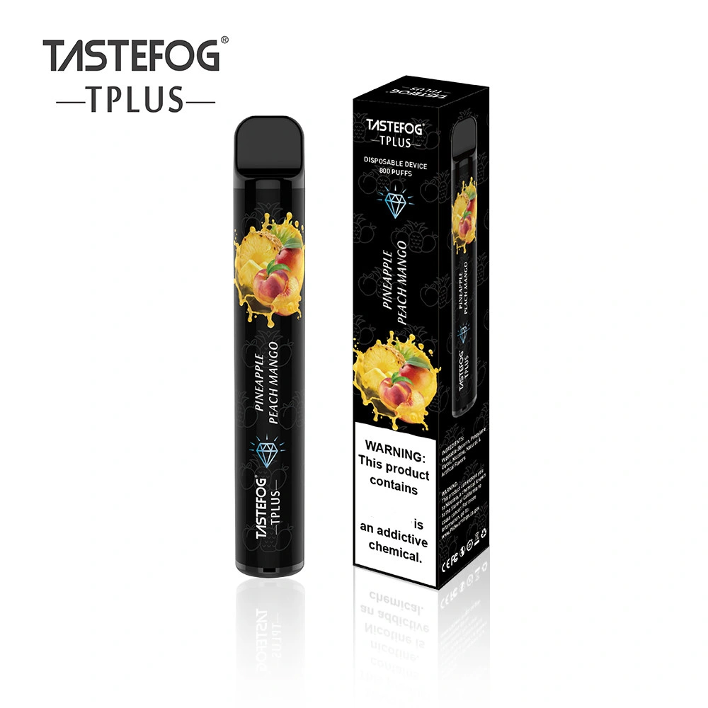 tastefog-tplus-disposable-vape-pen-800-puffs-2-percent-nicotine-pineapple-peach-mango