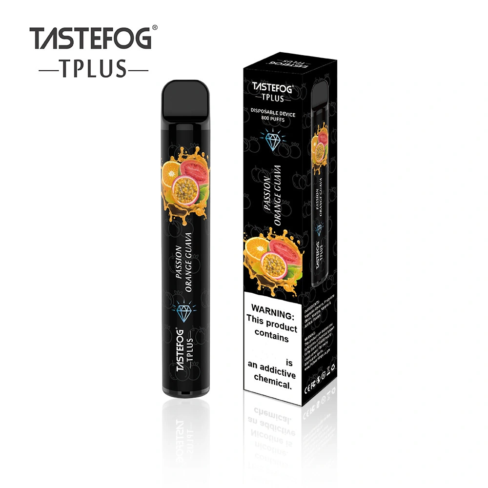tastefog-tplus-disposable-vape-pen-800-puffs-2-percent-nicotine-passion-fruit-orange-guava